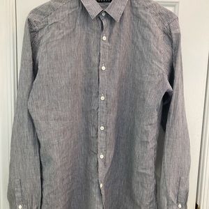 Theory button-down